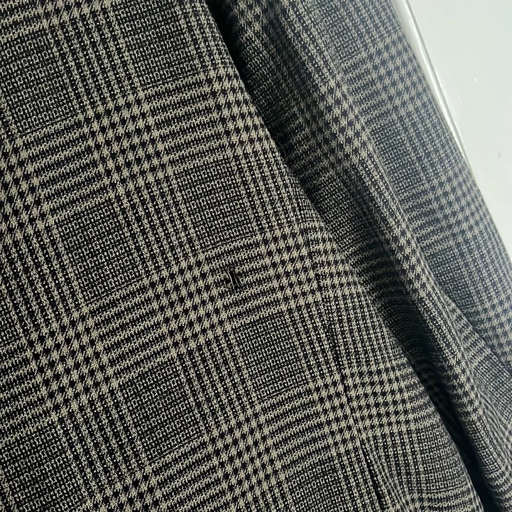 VINTAGE Gianfranco Ruffini Italy Houndstooth Plaid Wool Blazer Jacket